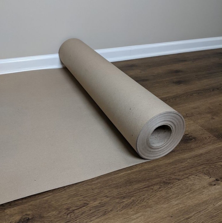 Non Flammable Flooring Protection Paper With Smooth Surface  Oil Proof